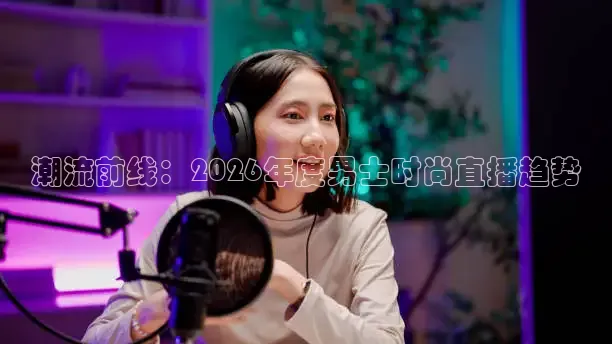 潮流前线：2026年度男士时尚直播趋势